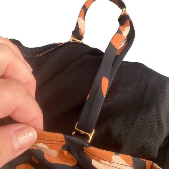 XL bandeau, print bikini top adjustable straps, lace up closure in the back - Picture 2 of 7